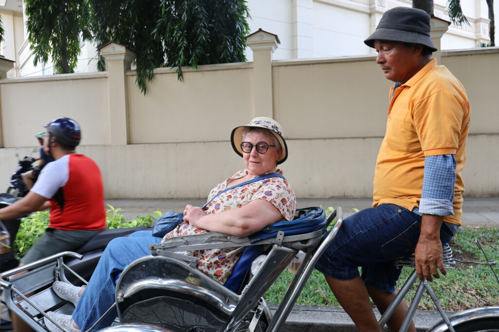 Cykeltur i Saigons gader